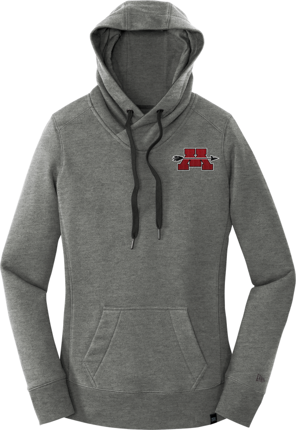 Mercer Arrows New Era Ladies French Terry Pullover Hoodie