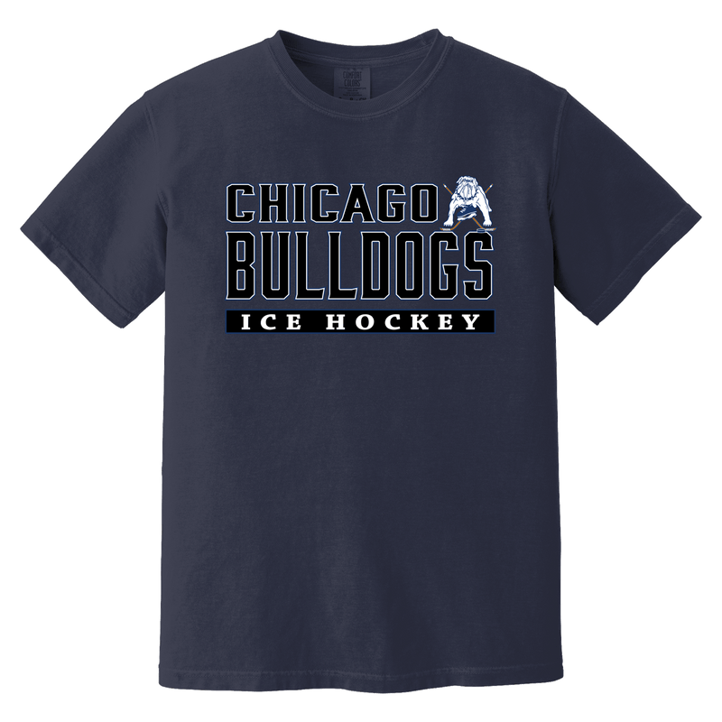 Chicago Bulldogs Heavyweight Ring Spun Tee