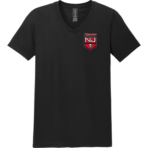 NJ Raiders Softstyle V-Neck T-Shirt