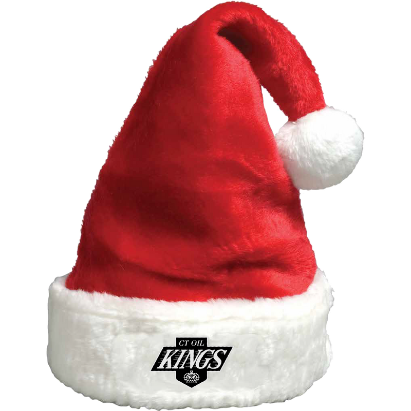 CT Oil Kings Plush Santa Hat