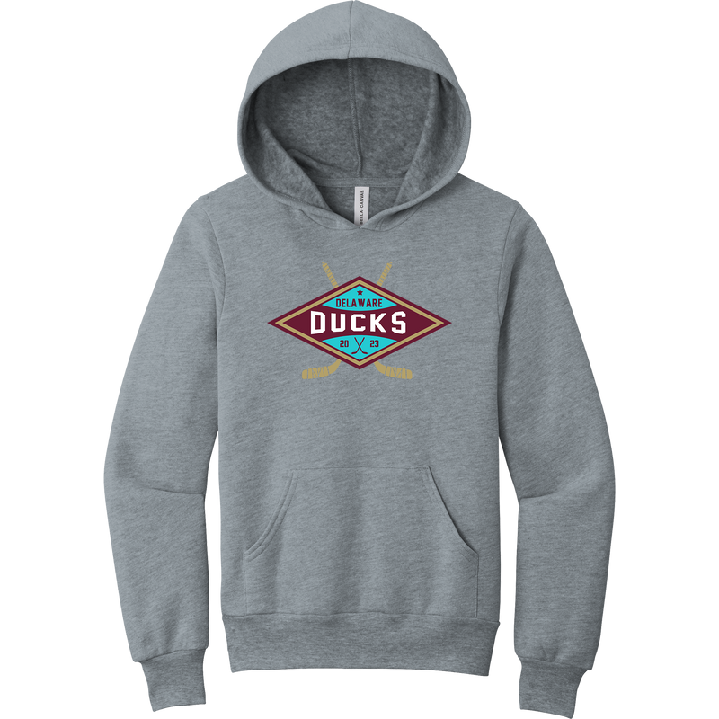 Delaware Ducks Youth Sponge Fleece Pullover Hoodie