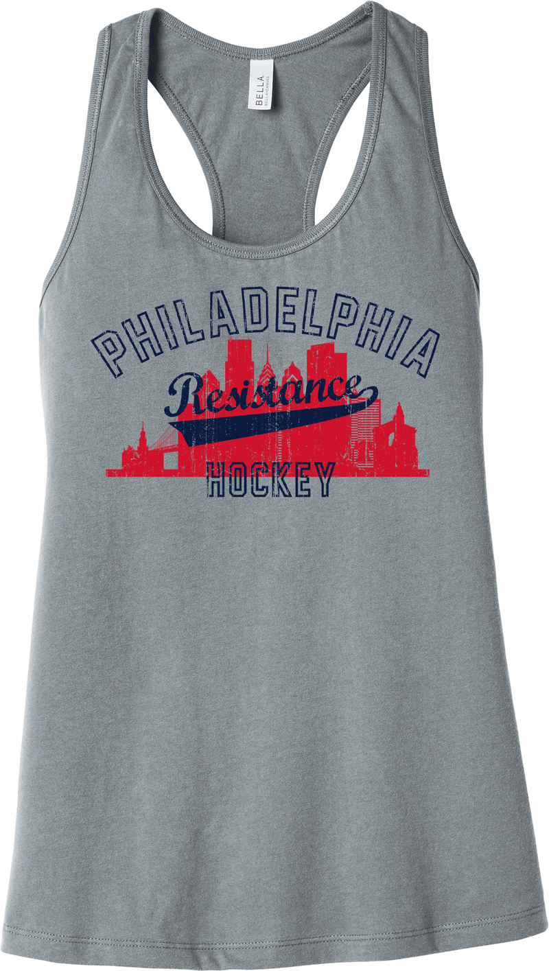 Philadelphia Resistance Womens Jersey Racerback Tank