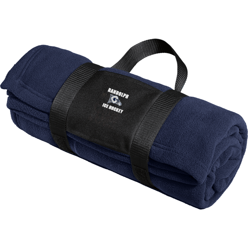 Randolph Recreation Fleece Blanket with Carrying Strap