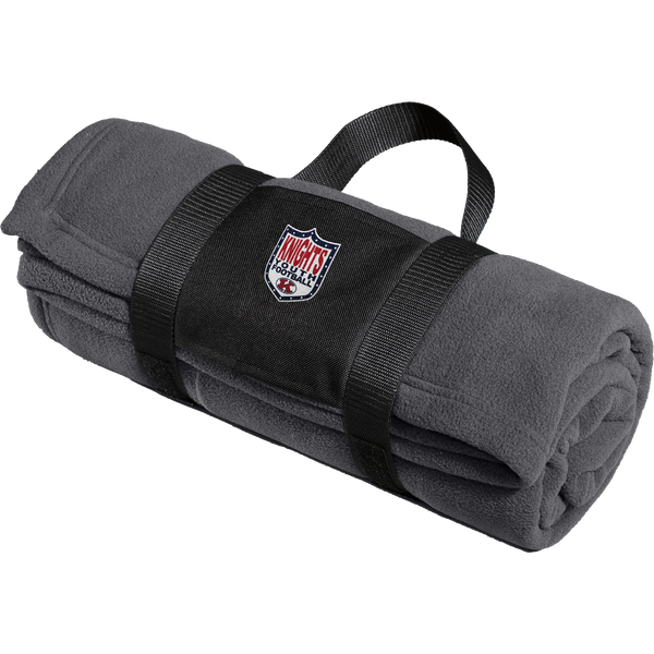 Knights Youth Football Fleece Blanket with Carrying Strap