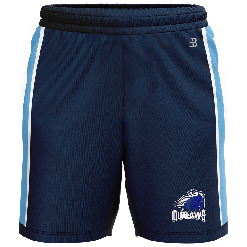 Brandywine Outlaws Adult Sublimated Shorts