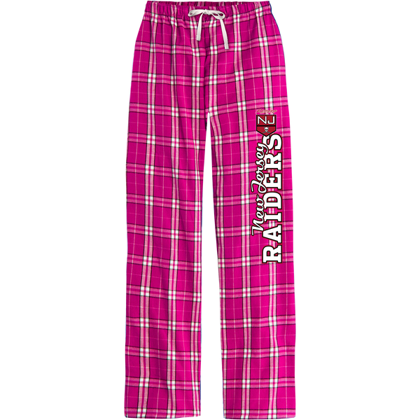 NJ Raiders Women's Flannel Plaid Pant