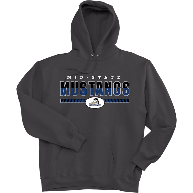 Mid-State Mustangs Ultimate Cotton - Pullover Hooded Sweatshirt