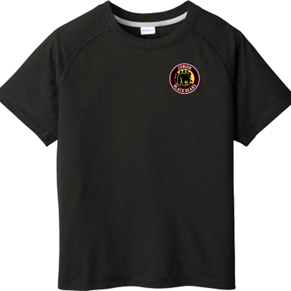 MD Jr. Black Bears Youth PosiCharge Tri-Blend Wicking Raglan Tee