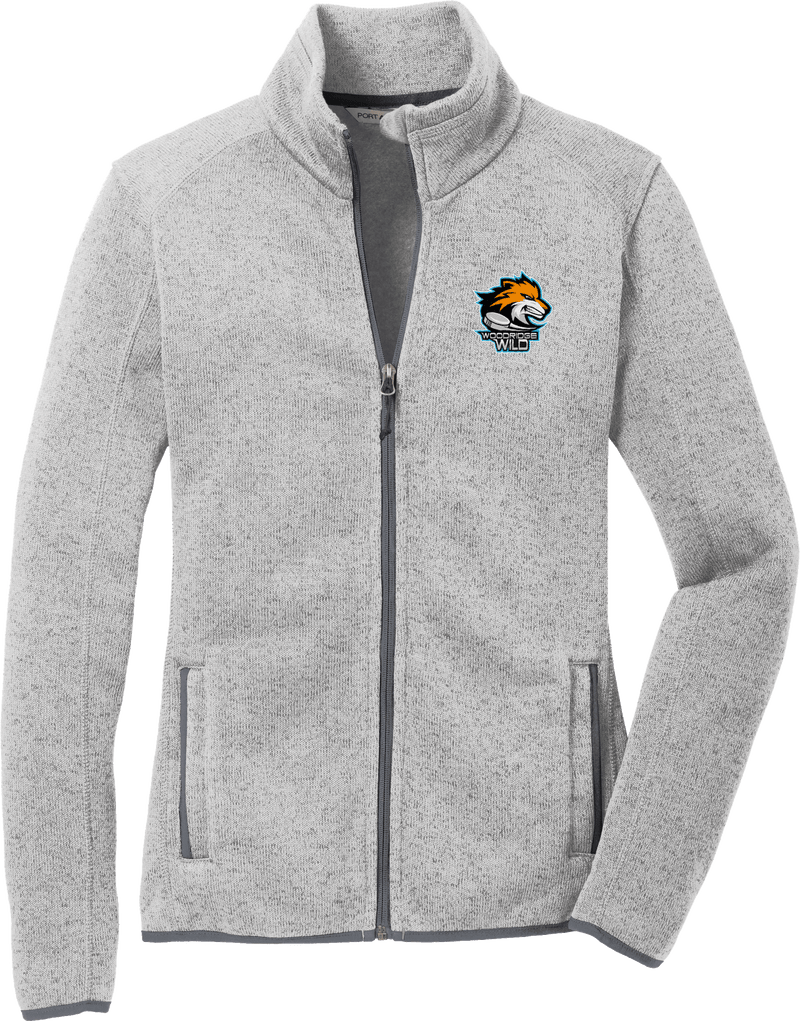 Woodridge Wild Ladies Sweater Fleece Jacket