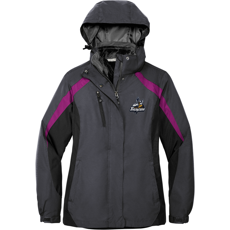 Mon Valley Thunder Ladies Colorblock 3-in-1 Jacket