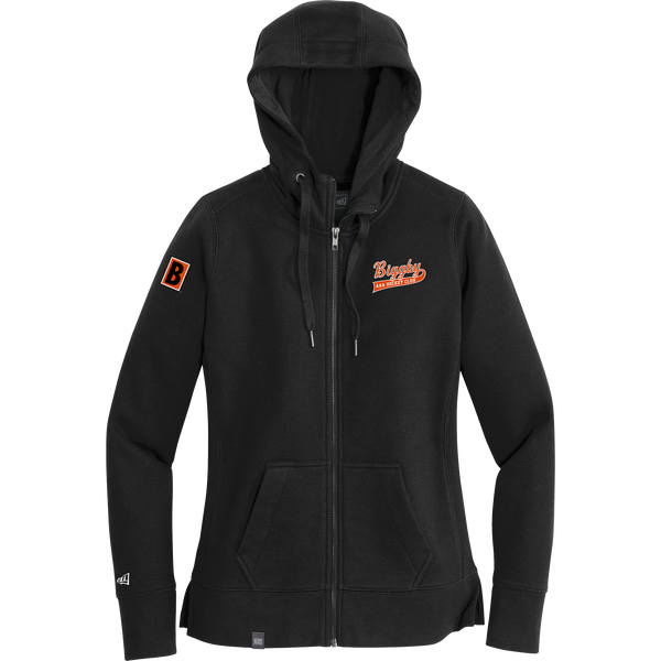 Biggby Coffee AAA New Era Ladies French Terry Full-Zip Hoodie