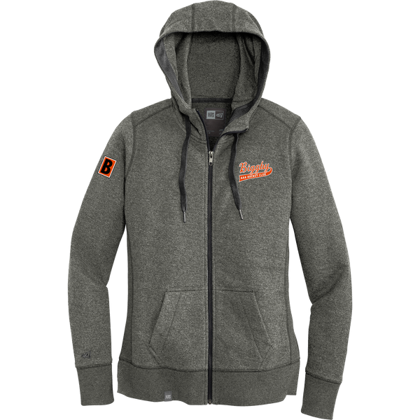 Biggby Coffee AAA New Era Ladies French Terry Full-Zip Hoodie