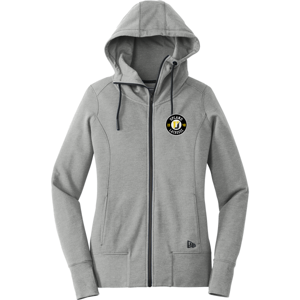 Upland Lacrosse New Era Ladies Tri-Blend Fleece Full-Zip Hoodie