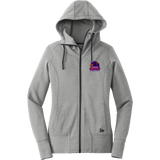 Chicago Phantoms New Era Ladies Tri-Blend Fleece Full-Zip Hoodie