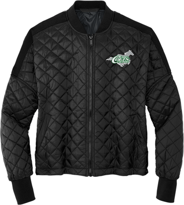 NJ Colts Mercer+Mettle Womens Boxy Quilted Jacket