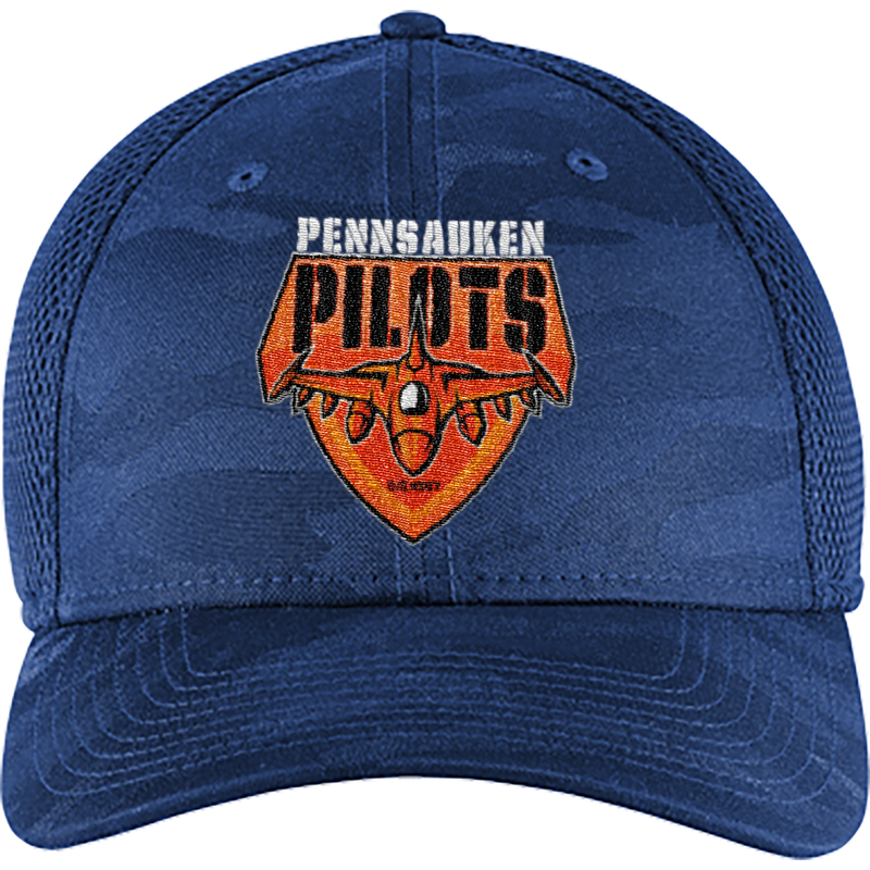 Pennsauken Pilots New Era Tonal Camo Stretch Tech Mesh Cap