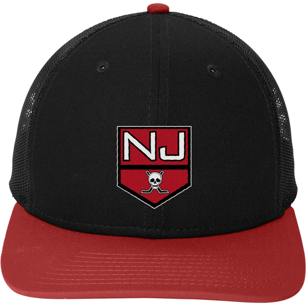 NJ Raiders New Era Snapback Low Profile Trucker Cap