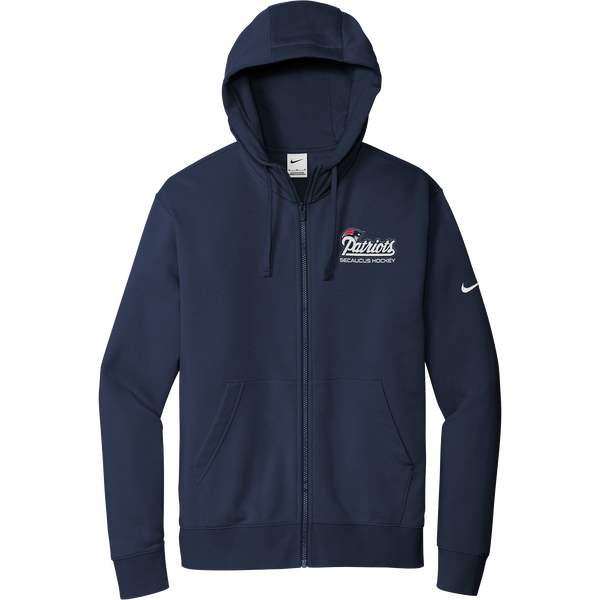 Secaucus Patriots Nike Club Fleece Sleeve Swoosh Full-Zip Hoodie