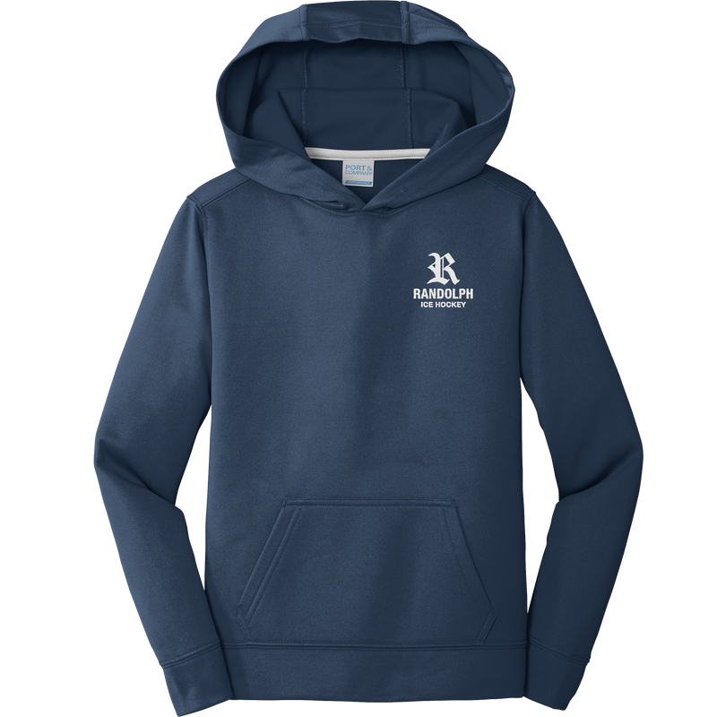 Randolph Hockey Youth Performance Fleece Pullover Hooded Sweatshirt