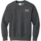 Biggby Coffee Hockey Club Youth Core Fleece Crewneck Sweatshirt