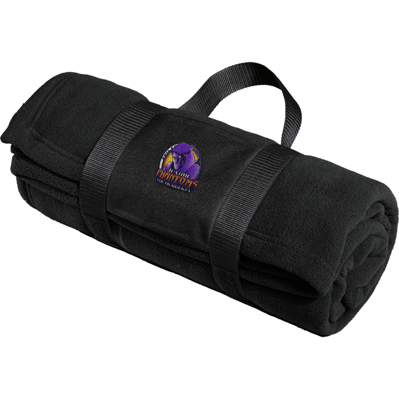 Jr. Phantoms Fleece Blanket with Carrying Strap