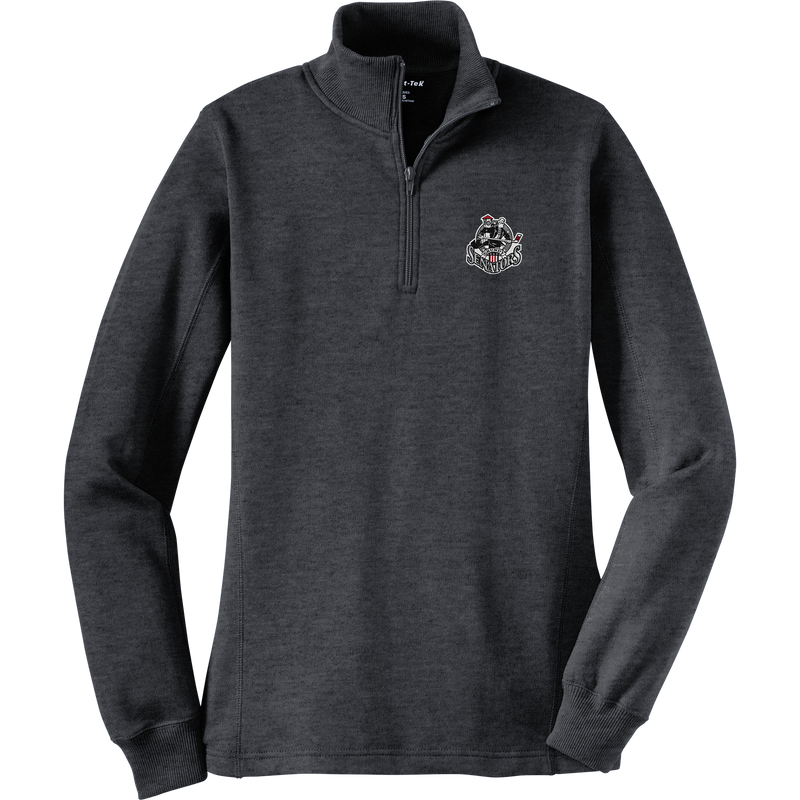 Grundy Senators Ladies 1/4-Zip Sweatshirt