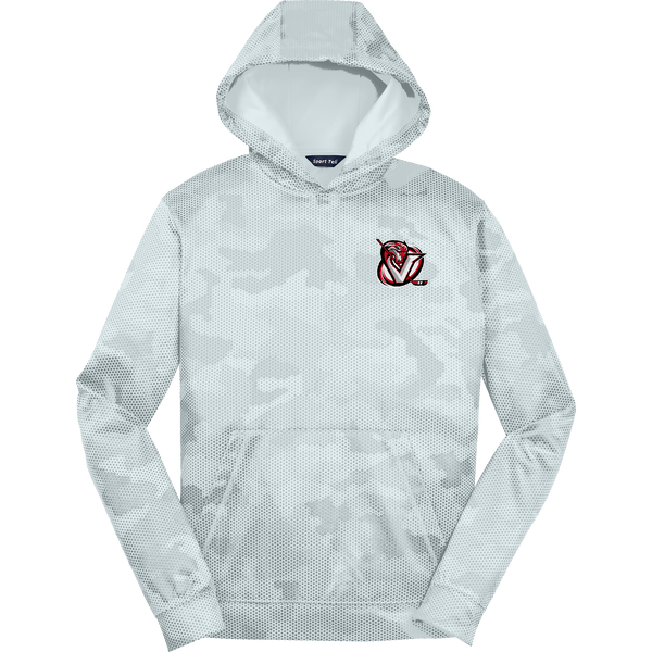 Venom Hockey Club Youth Sport-Wick CamoHex Fleece Hooded Pullover