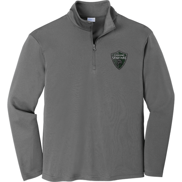 Lansing Spartans Youth PosiCharge Competitor 1/4-Zip Pullover