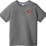 Young Kings Youth PosiCharge Tri-Blend Wicking Raglan Tee