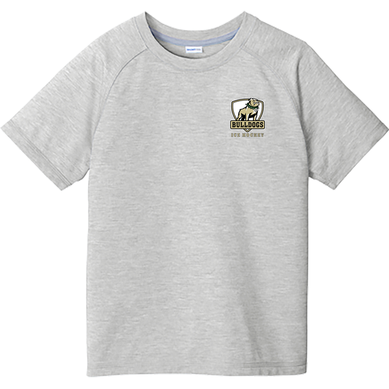 HVM Bulldogs Youth PosiCharge  Tri-Blend Wicking Raglan Tee