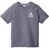 Randolph Hockey Youth PosiCharge Tri-Blend Wicking Raglan Tee