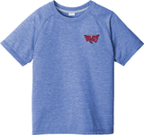 York Devils Youth PosiCharge  Tri-Blend Wicking Raglan Tee