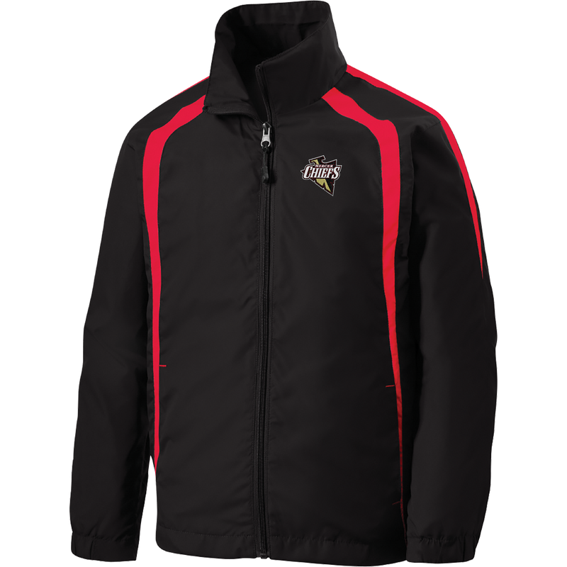 Mercer Chiefs Youth Colorblock Raglan Jacket