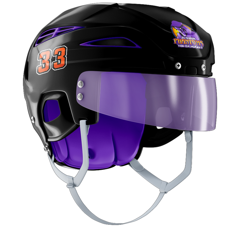 Jr. Phantoms Helmet Stickers